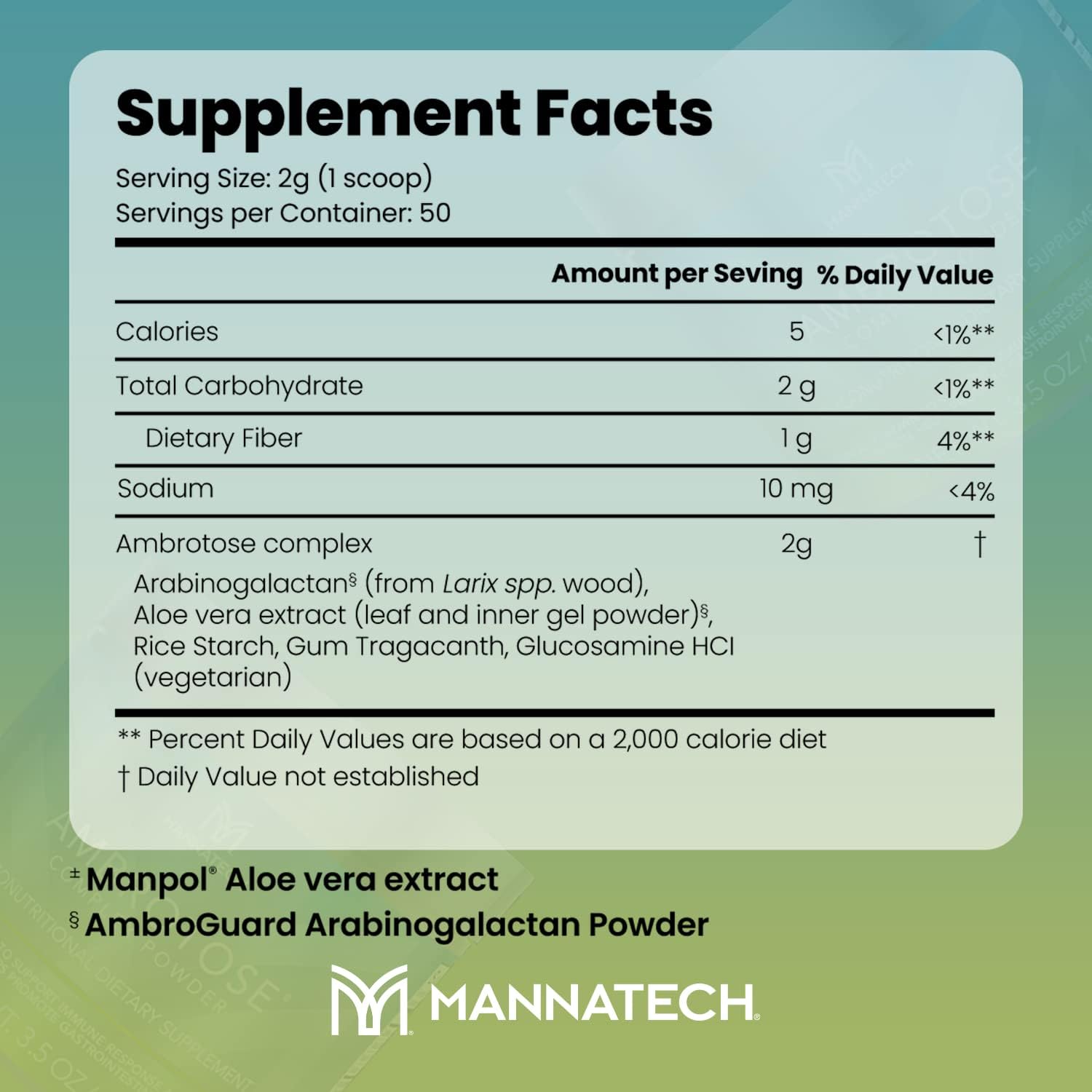 Ambrotose Complex: poudre glyconutriments pour favoriser la communication cellule-à-cellule.