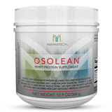 Mannatech OsoLean protéine soja en bouteille pour une collation rassasiante.