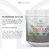 Mannatech OsoLean utilisation quotidienne pour soutenir satiété et énergie.