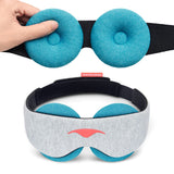 Masque Manta Sleep avec pastilles refroidissantes, pour apaiser les yeux fatigués.