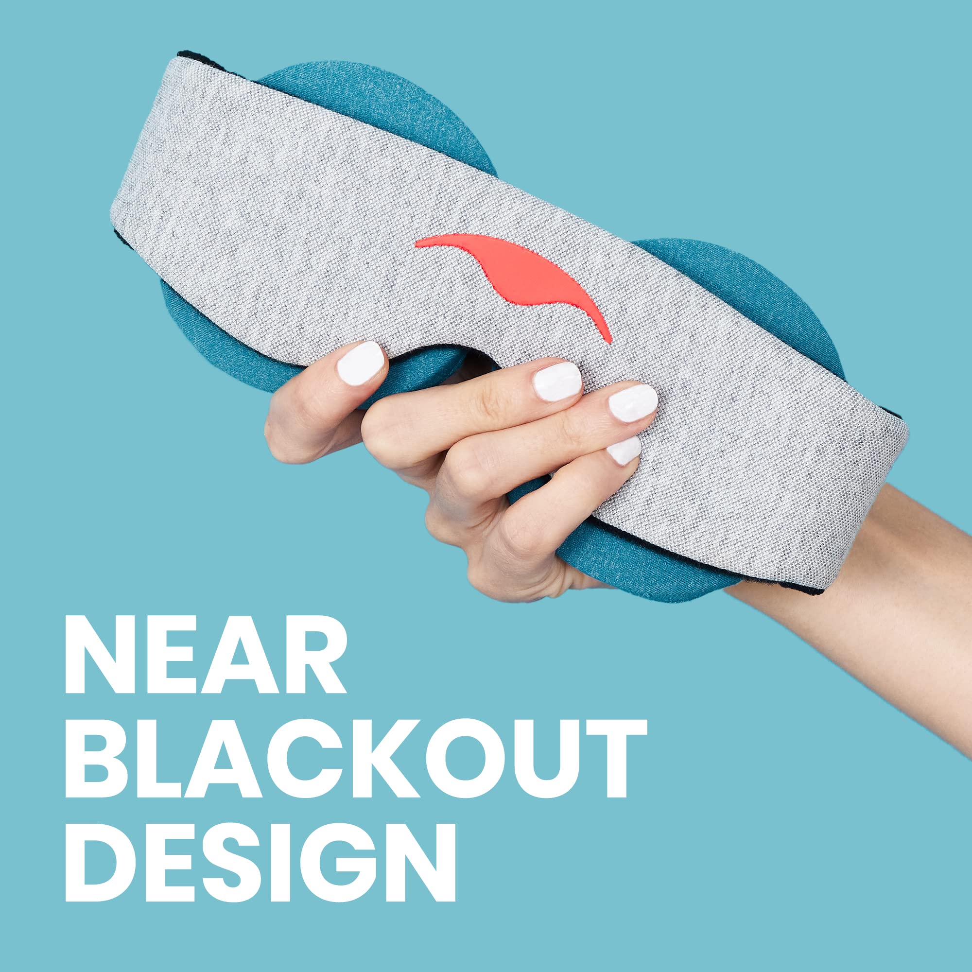 Masque Manta Sleep avec sangle reglable, ajuste confortablement toutes les morphologies.