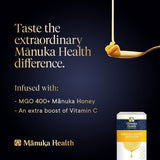 Pastilles Manuka Health citron dissolution lente pour soulagement agréable