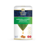 Pastilles Manuka Health au miel MGO400, douceur apaisante pour gorge irritée.