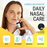 ManukaGuard Deep Allercleanse, embout-nasal, utilisation simple sans inclinaison de la tête.