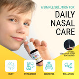 ManukaGuard Kids Spray nasal, emballage clair pour facilité d’utilisation.