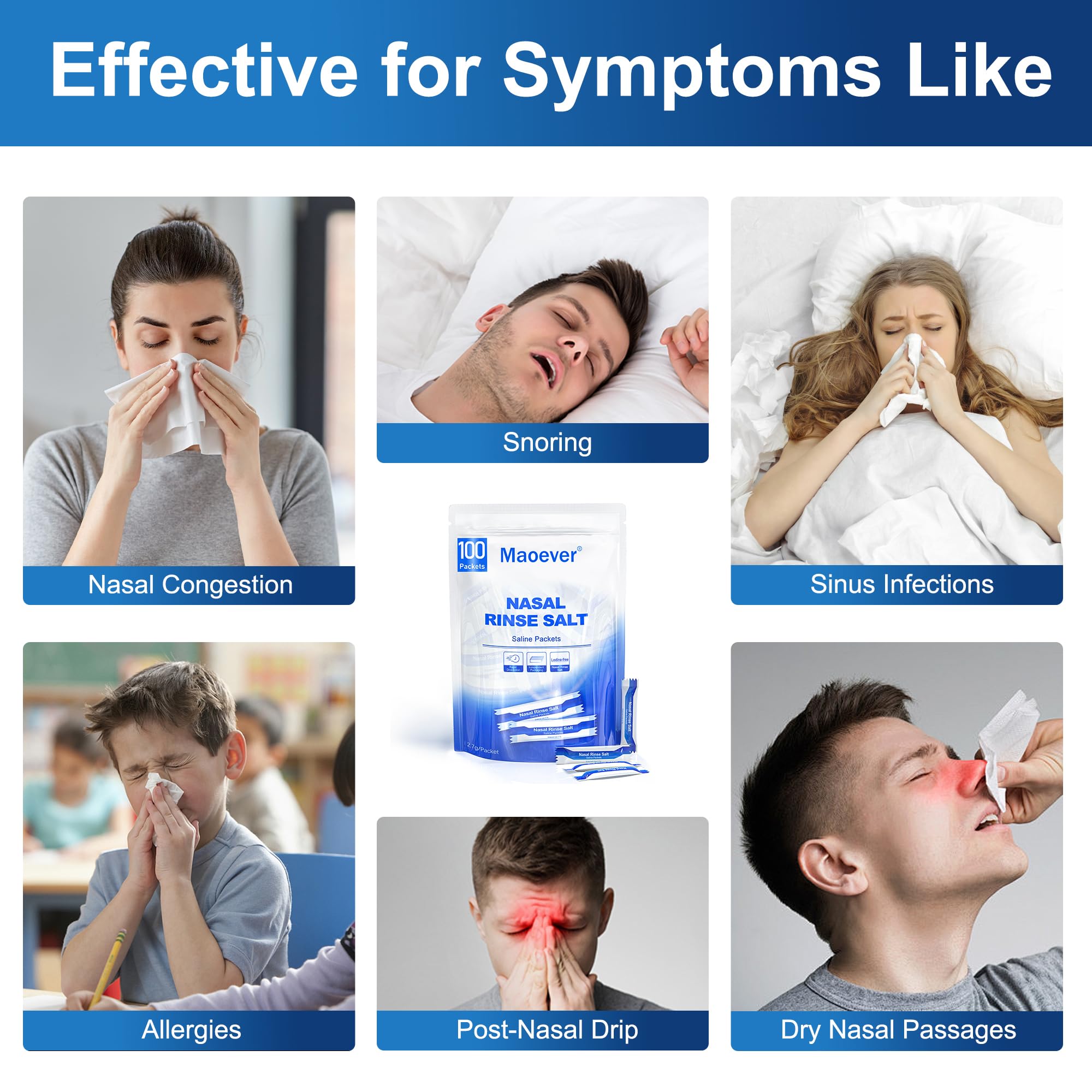 Bouteille lavage nasal MAOEVER: optionnelle pour plus de confort.