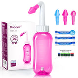 MAOEVER Pot Neti Rinage Nasal 300 ml rose, rinçage doux et efficace