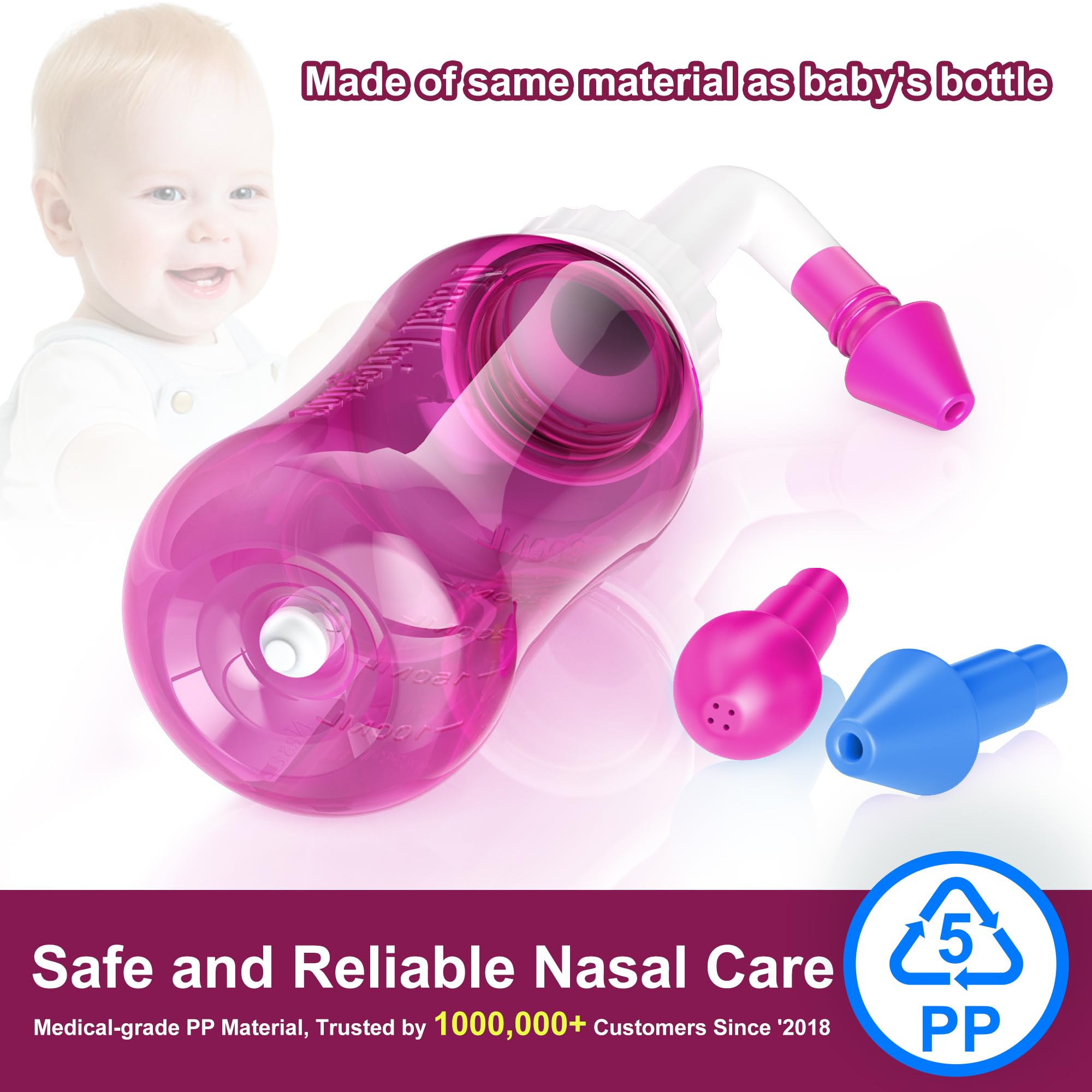 Sachets sel nasal MAOEVER, 30 paquets, pratique pour rinçage nasal maison