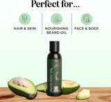 Maple Holistics Avocat Huile – application sur cheveux pour nourrir et revitaliser.