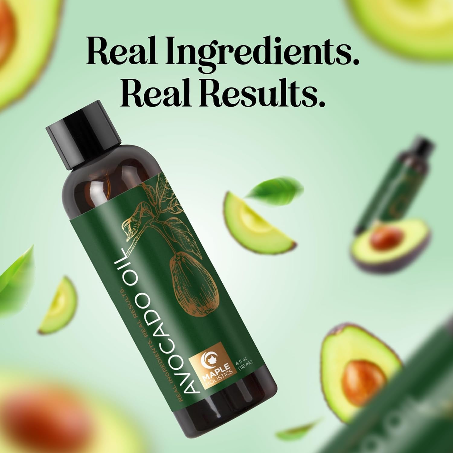 Maple Holistics Avocat Huile – arôme neutre facilitant l intégration dans une routine beauté.