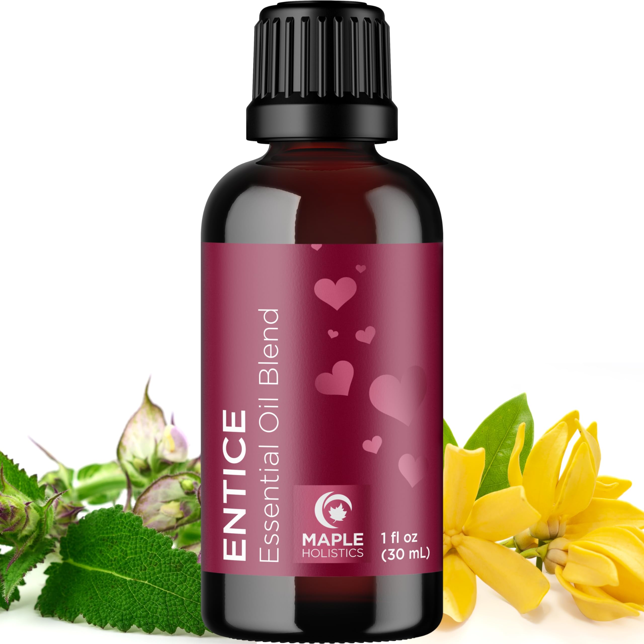 Maple Holistics Entice: bouteille lavande pour diffusion apaisante et ambiance romantique
