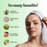 Maple Holistics huile arbre à thé cheveux diluée pour brillance et vitalité.