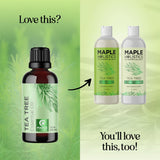 Maple Holistics huile arbre à thé ongles purifiant et revitalisant.