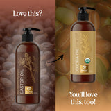 Maple Holistics huile de ricin, cils et sourcils mieux nourris et renforcés.