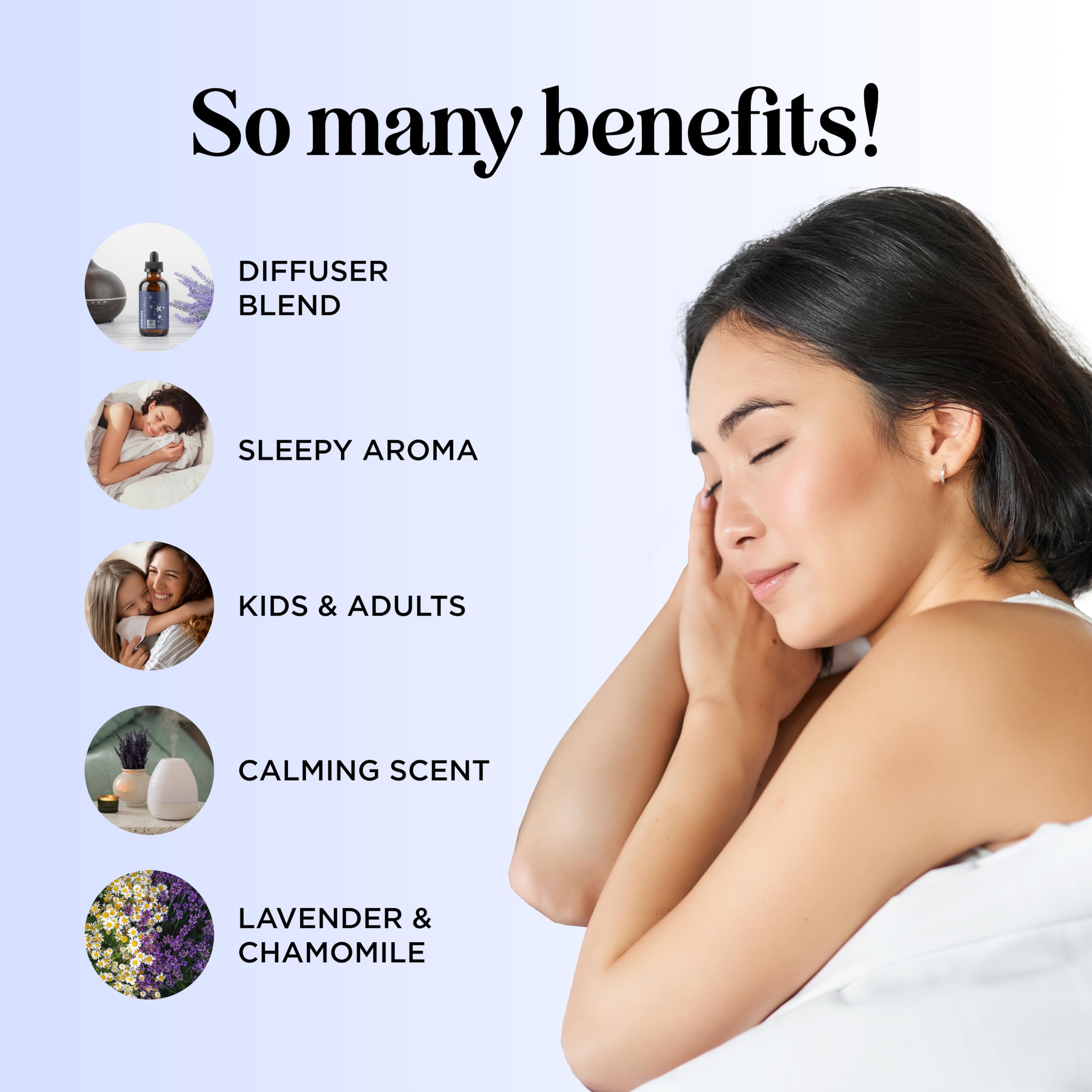 Maple Holistics lavande diffuseur pour endormissement doux et calme