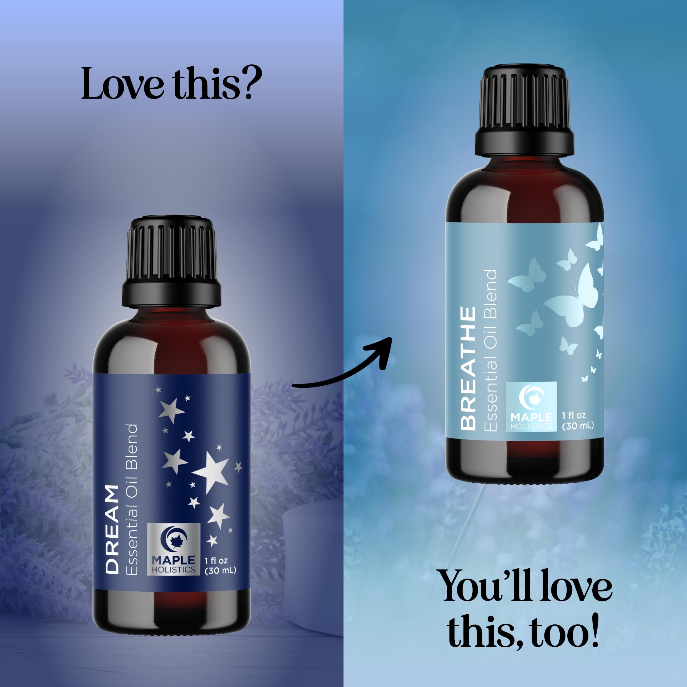 Maple Holistics Reve utilisation voyage, diffuseur pratique.