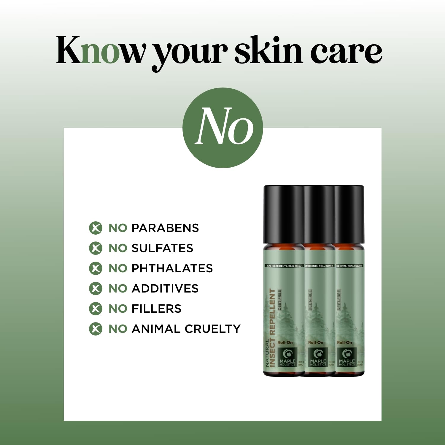 Maple Holistics Stick répulsif sans DEET, adapté à tous les âges.