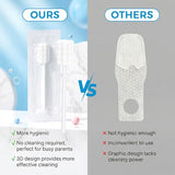 MAQIHAN texture gauze douce utilisée pour nettoyer langue et gencives.