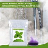 Utilisation en bain et douche avec cristaux menthol MAQIHAN pour spa maison.