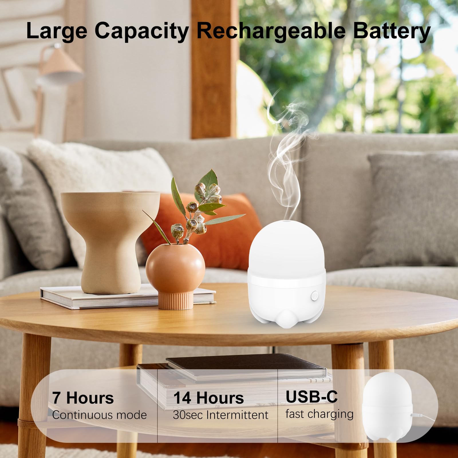 Marchred diffuseur sans fil portable, idéal pour la maison et le bureau.