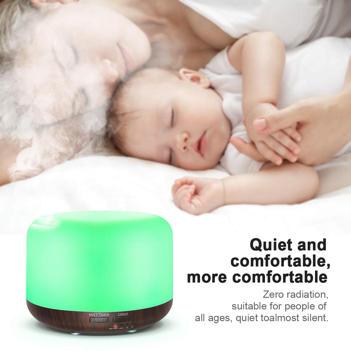 Marchred diffuseur ultrasonique: humidification douce pour l’air intérieur.