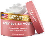 MAREE Beurre corporel – Texture légère qui pénètre rapidement pour une peau hydratée.