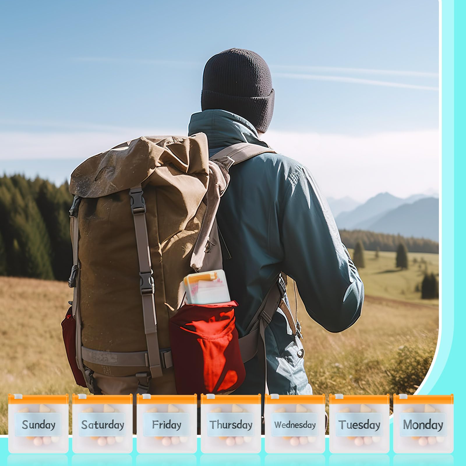 MARFOREVER Usage-voyage : compagnon compact pour vos médicaments lors des déplacements.