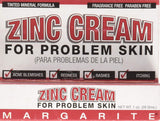 Crème zinc Margarite en pot, texture douce prête à apaiser irritations et rougeurs.