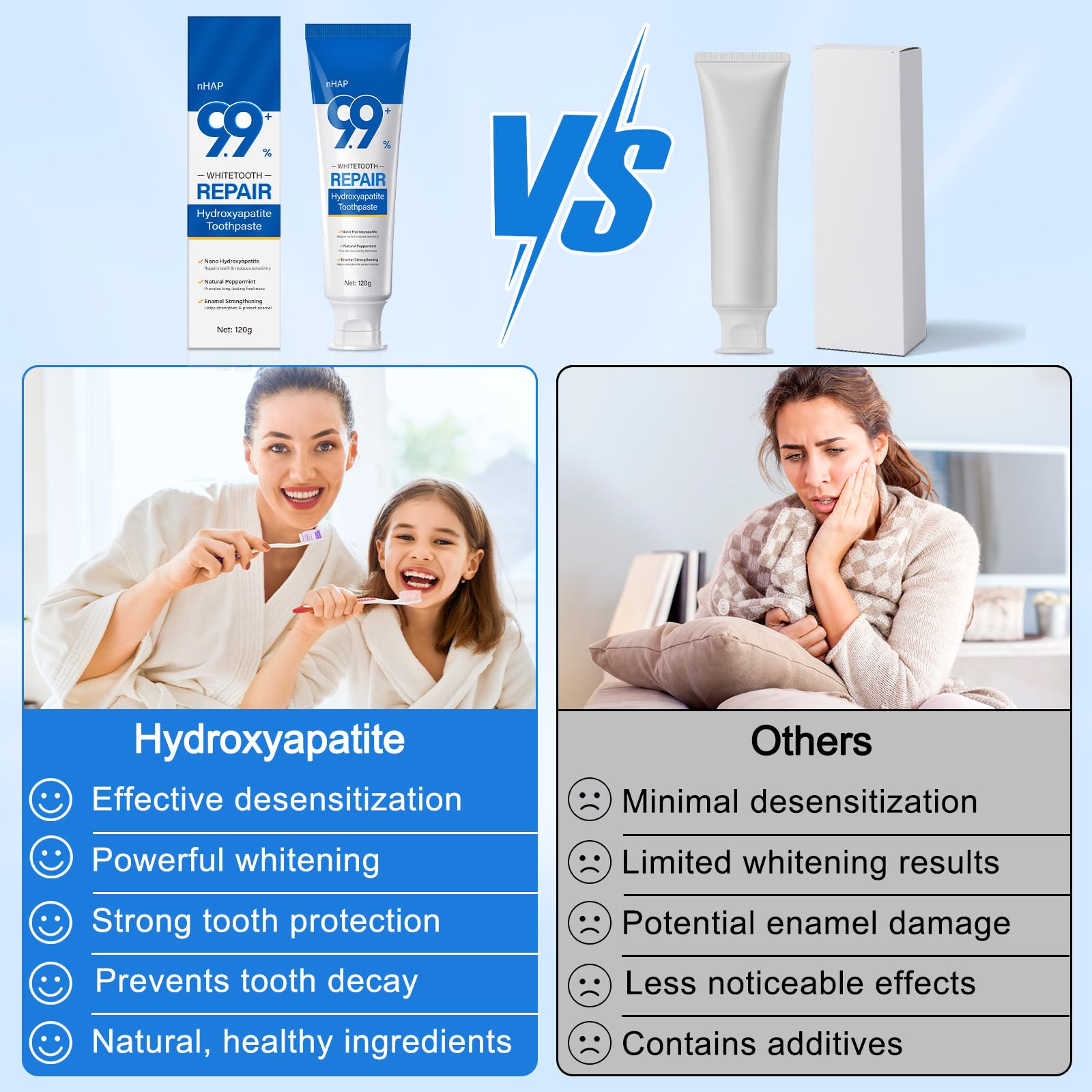 Famille Mariayu: dentifrice sûr pour adultes et enfants