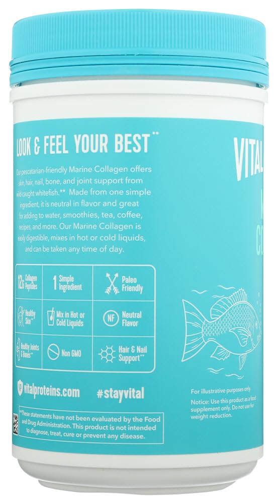 Emballage duo Marine Collagen Peptides, pratique pour le pack double à la maison.