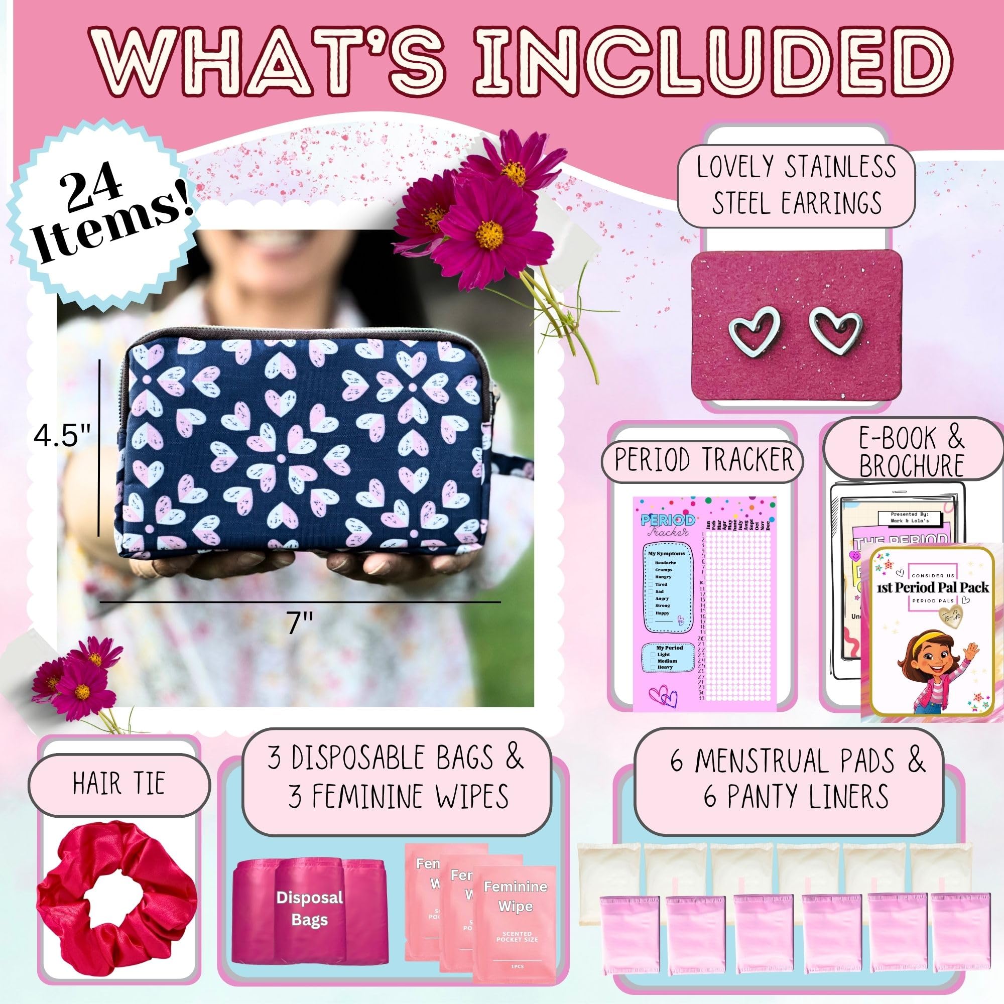 Protections d'hygiène Mark et Lolas, kit pratique pour le quotidien.