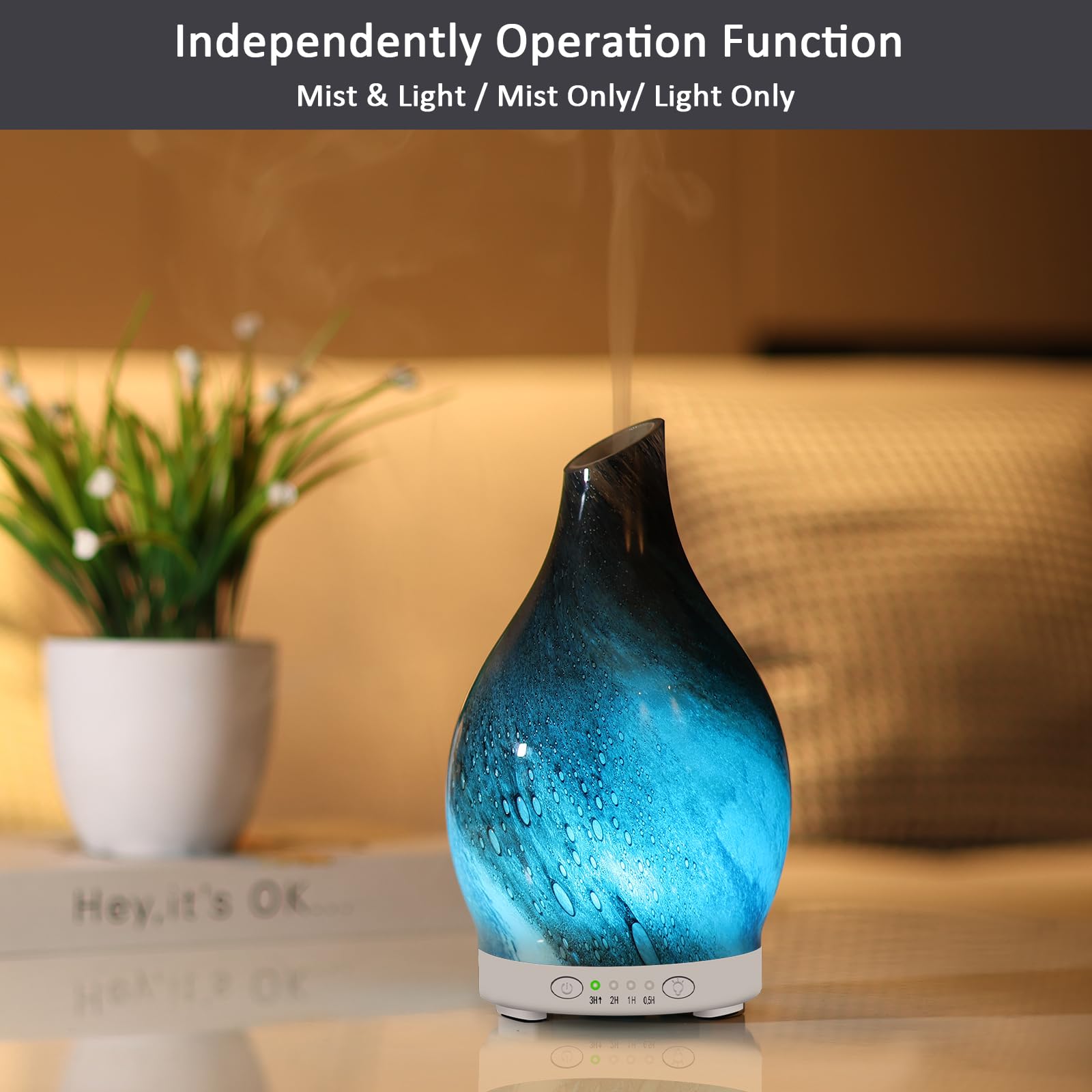 Maromamix LED 7 couleurs offre une ambiance lumineuse apaisante.