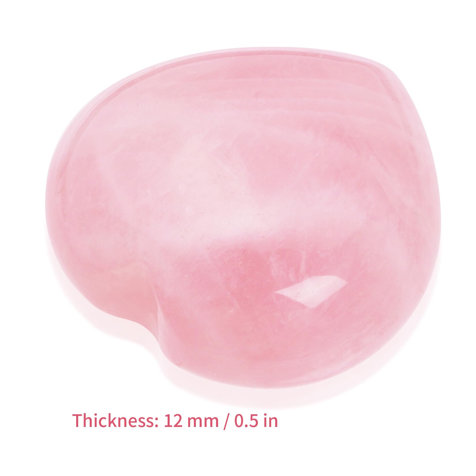 Marrywindix cœur rose en poche 30 mm, pratique pour réconfort quotidien