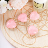 Marrywindix lot de 4 pierres roses, outil polyvalent pour méditation et décor