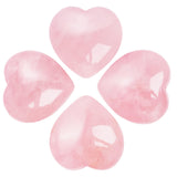 Marrywindix pierre cœur rose naturelle 30 mm, pierre de détente et équilibre émotionnel