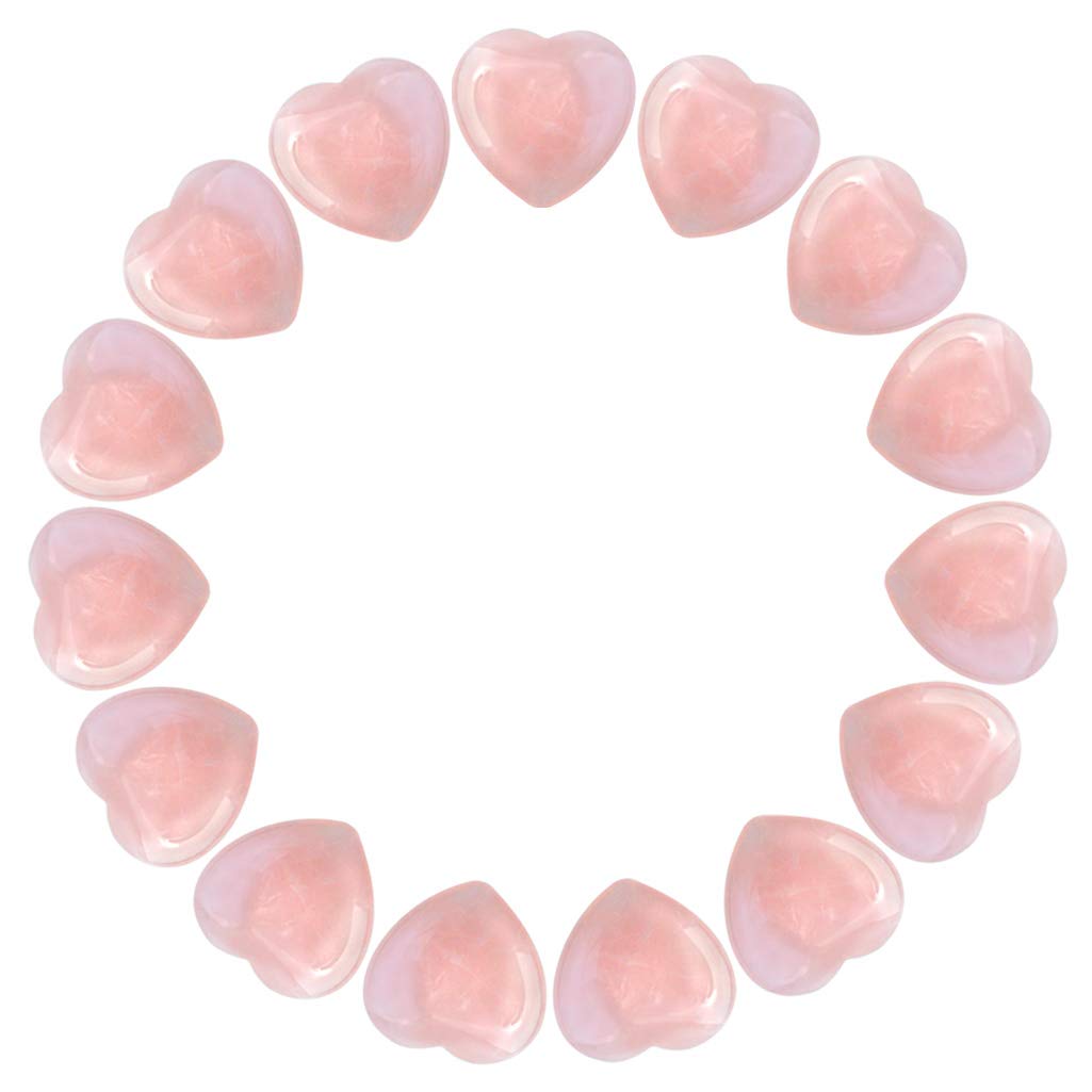 Marrywindix: pierre rose polie naturelle, parfaite pour la décoration et l'énergie posée.