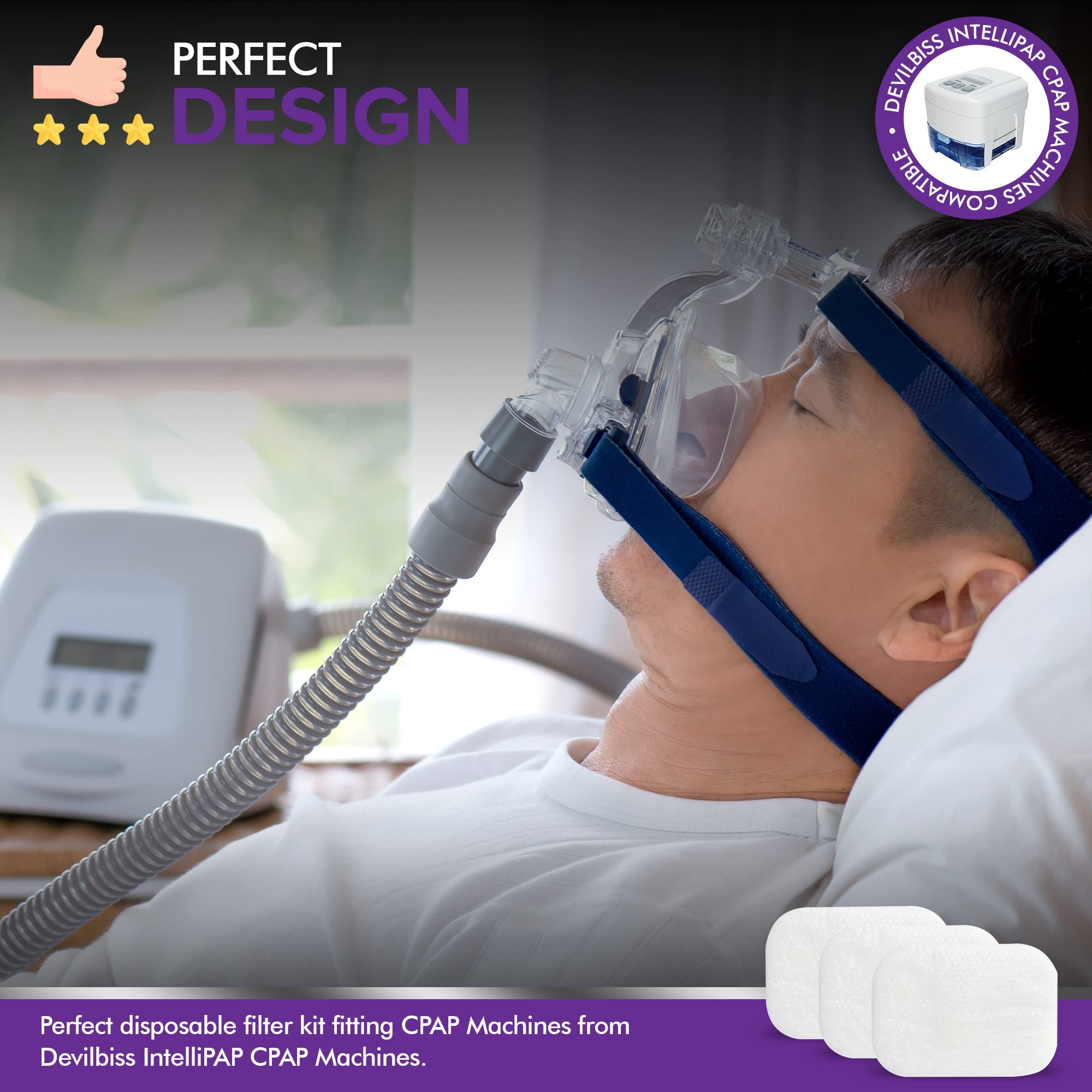 Filtre CPAP Mars Wellness fabriqué aux États-Unis, contrôle qualité