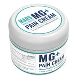 MG+ crème appliquée sur le poignet pour détendre les muscles et le confort.