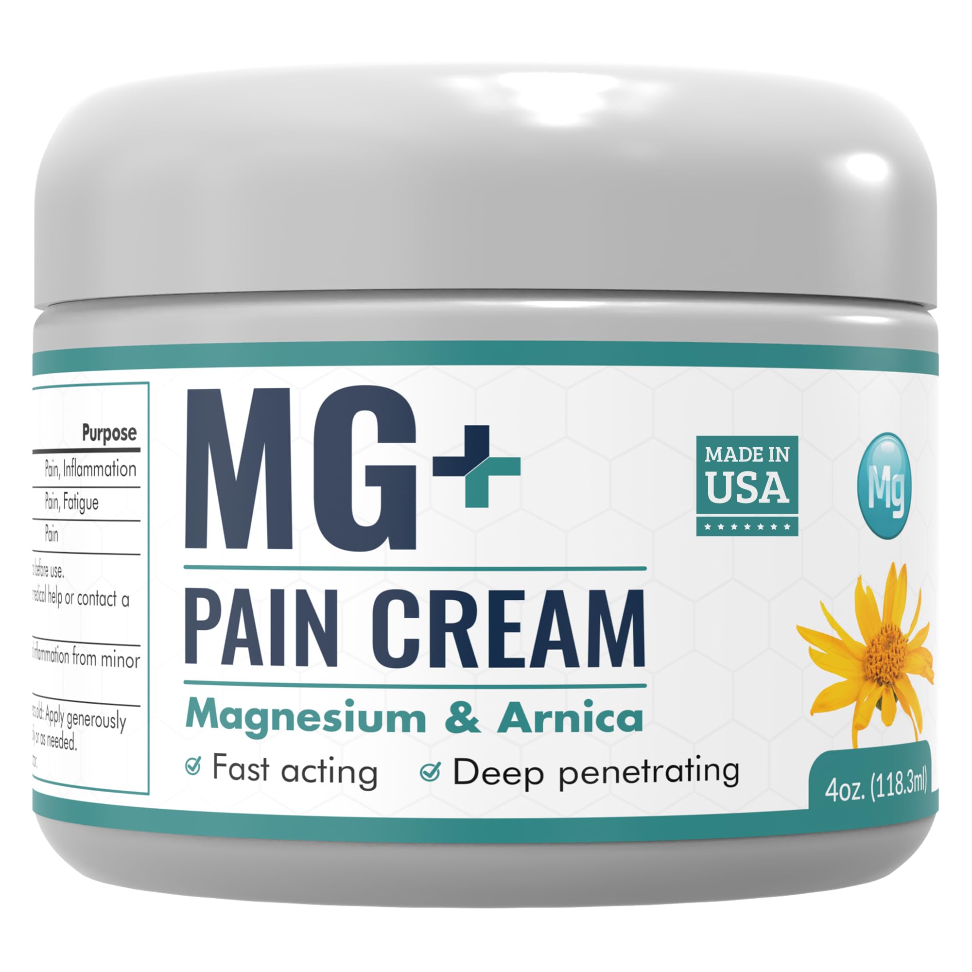 Mars Wellness MG+ crème en flacon prête à soulager les douleurs musculaires après l'effort.