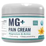 Mars Wellness MG+ crème en flacon prête à soulager les douleurs musculaires après l'effort.