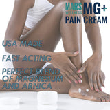 Pot 4 oz MG+ crème dans son emballage pratique.