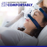 Mars Wellness Tuyau CPAP flexible qui suit vos mouvements autour de l'oreiller.