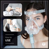 Tuyau CPAP Mars Wellness, flexible, offre mouvement libre.