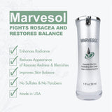Marvesol Crème Rosacée – application matin pour réduire les rougeurs visibles