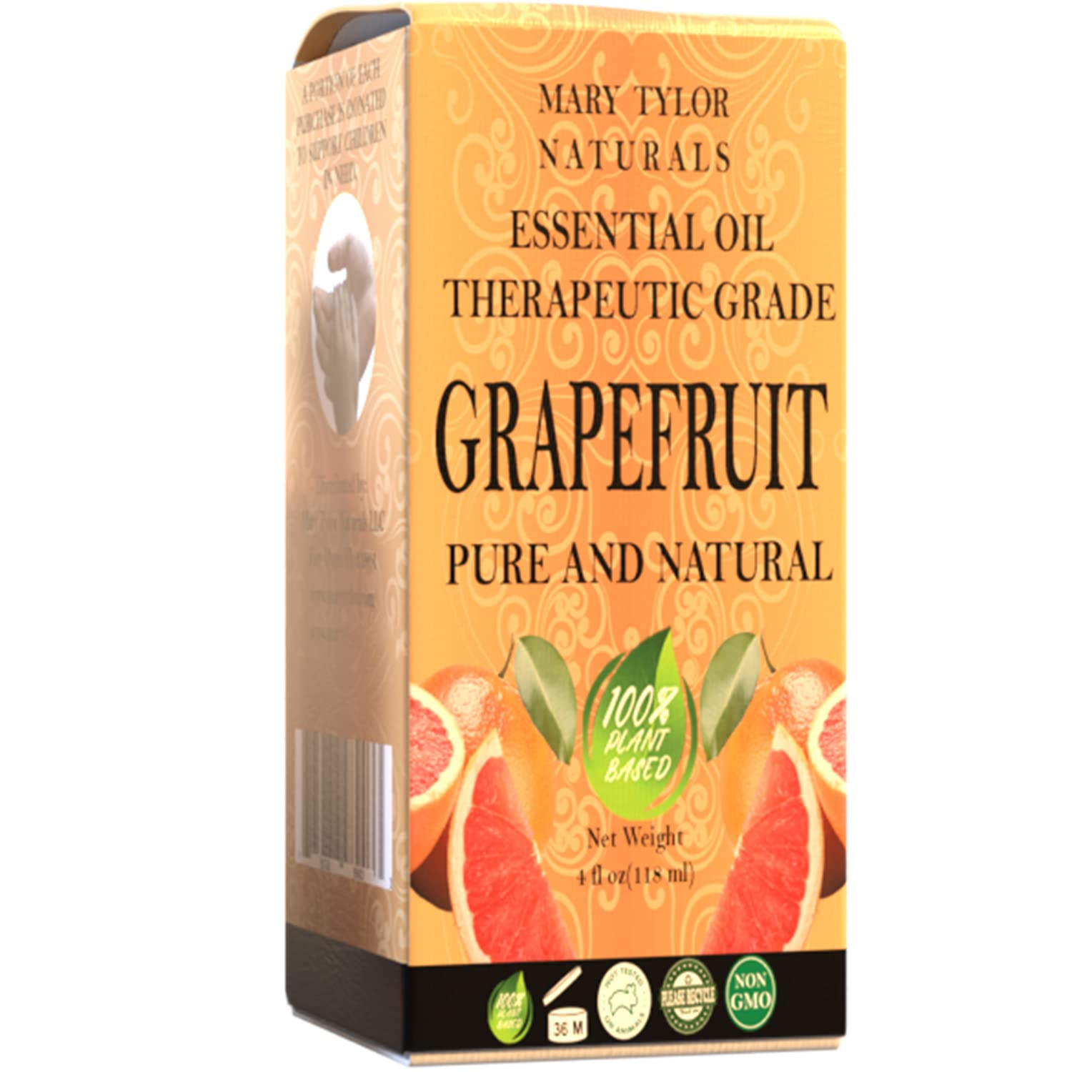 Mary Tylor Naturals huile pamplemousse prêt pour diffusion en aromathérapie.