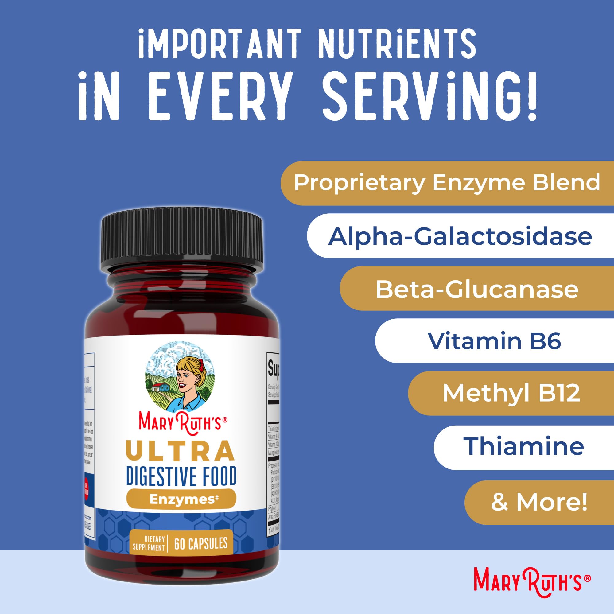 MaryRuth's aide à l’absorption efficace des nutriments