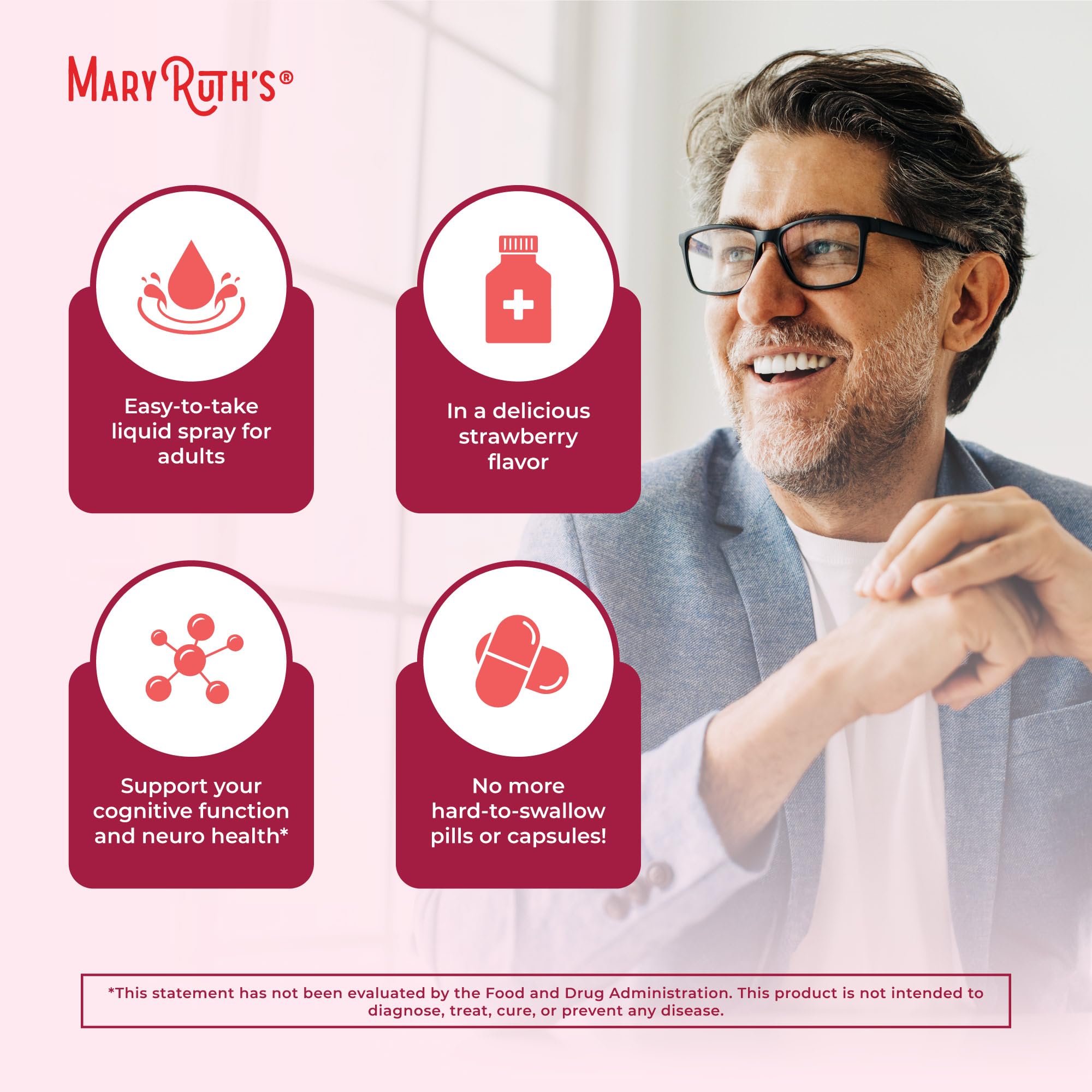 MaryRuth's B12 spray – formule vegan et sans OGM pour un choix responsable.