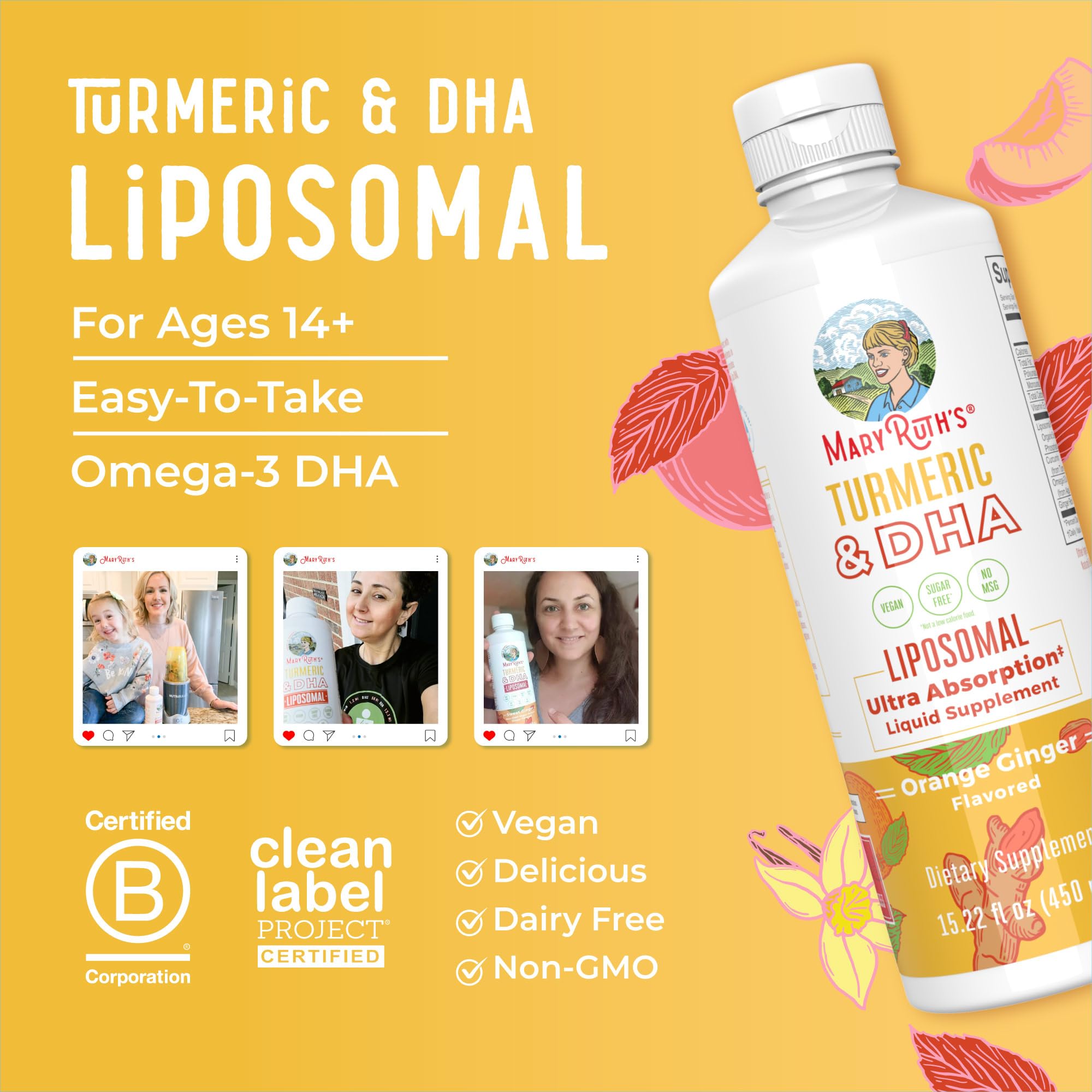 Vitamine E et gingembre apportent des antioxydants et du goût.