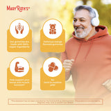 Gommes sans gluten MaryRuth's D3, adaptées à zéro allergène fréquent.