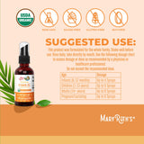 MaryRuth's D3 spray saveur huile d'olive – simplicité d'administration au quotidien